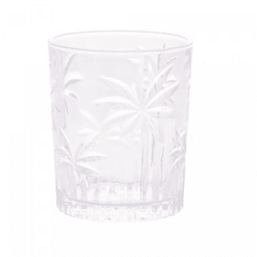 Conjunto 6 Copos Baixo de Cristal Palm Tree 340ml