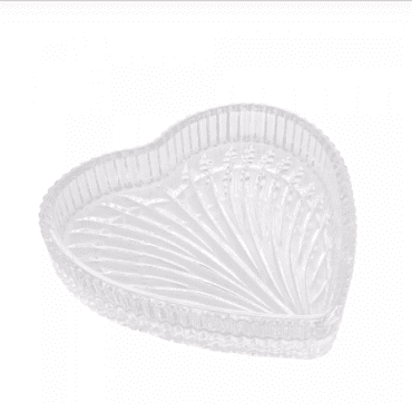 Petisqueira de Cristal Heart