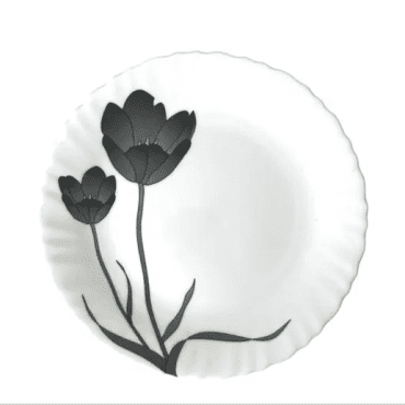 Prato de Sobremesa/Lanche Black Tulip