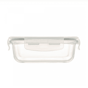 Pote Hermético de Vidro Borossilicato Resistente A Calor com Tampa Plástica 1L