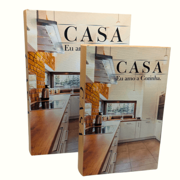 Kit Livro Caixa Casa