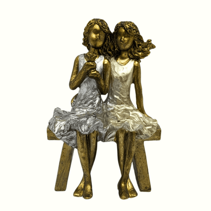 Meninas Banco- Dorado envelhecido