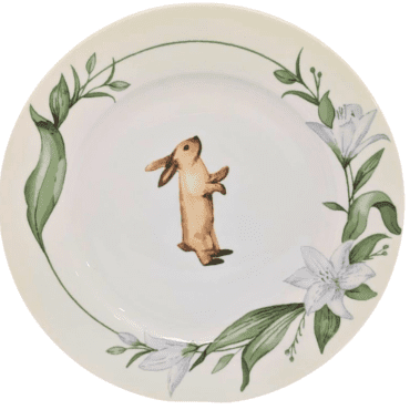 Prato de Lanche Flower Habbit